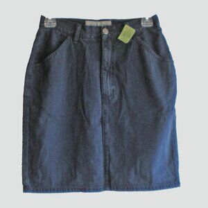 Womans Cotton Denim Straight Skirt Size 6